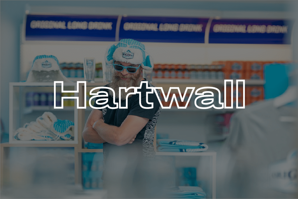 A man smiling in store